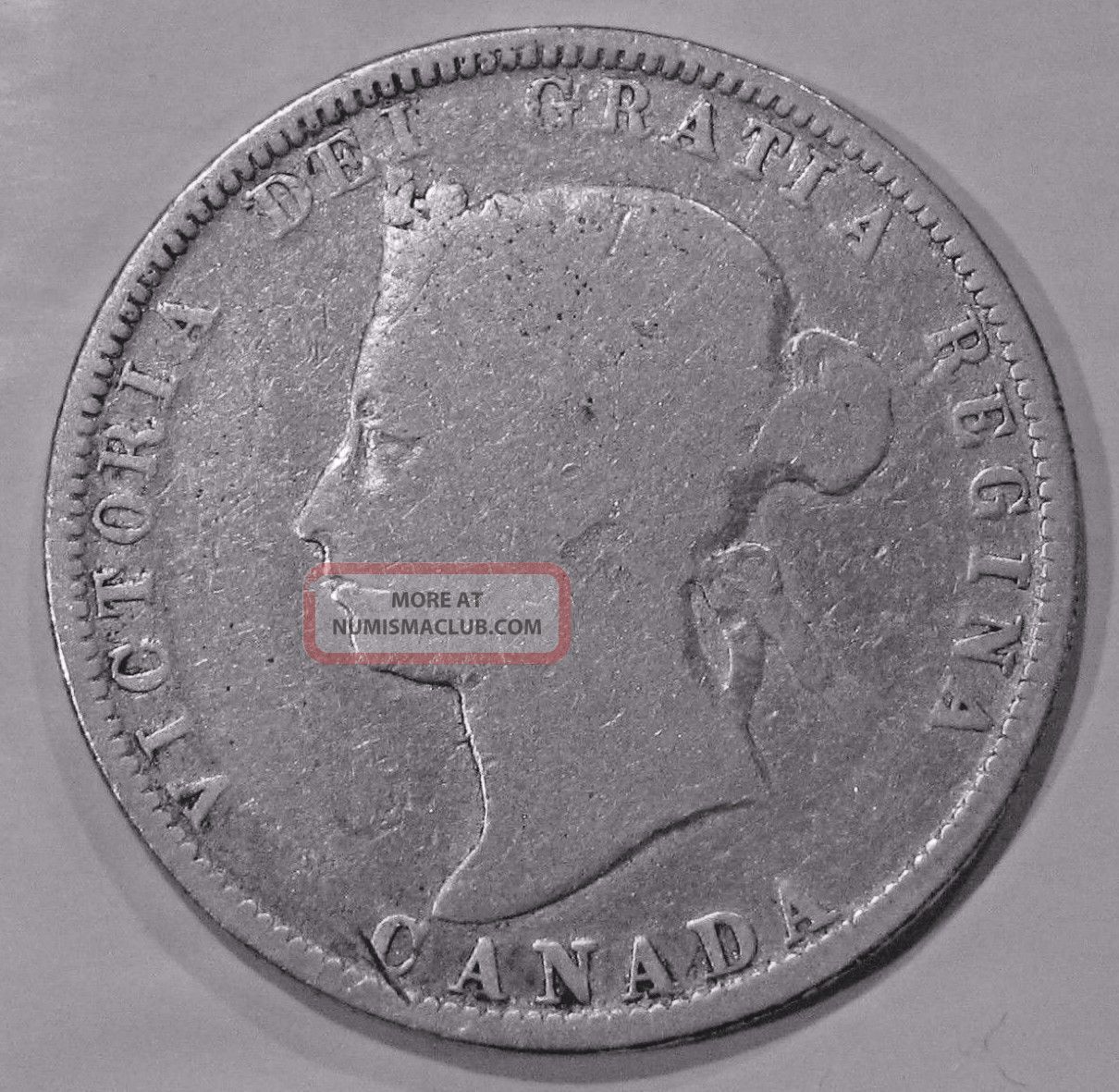 1882 H Canada 25 Cents - Queen Victoria Coins: Canada photo