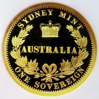 2005 Gold Australia $25 Dollar 150th Ann Sovereign Coin Ngc Proof 70 Ultra Cameo photo