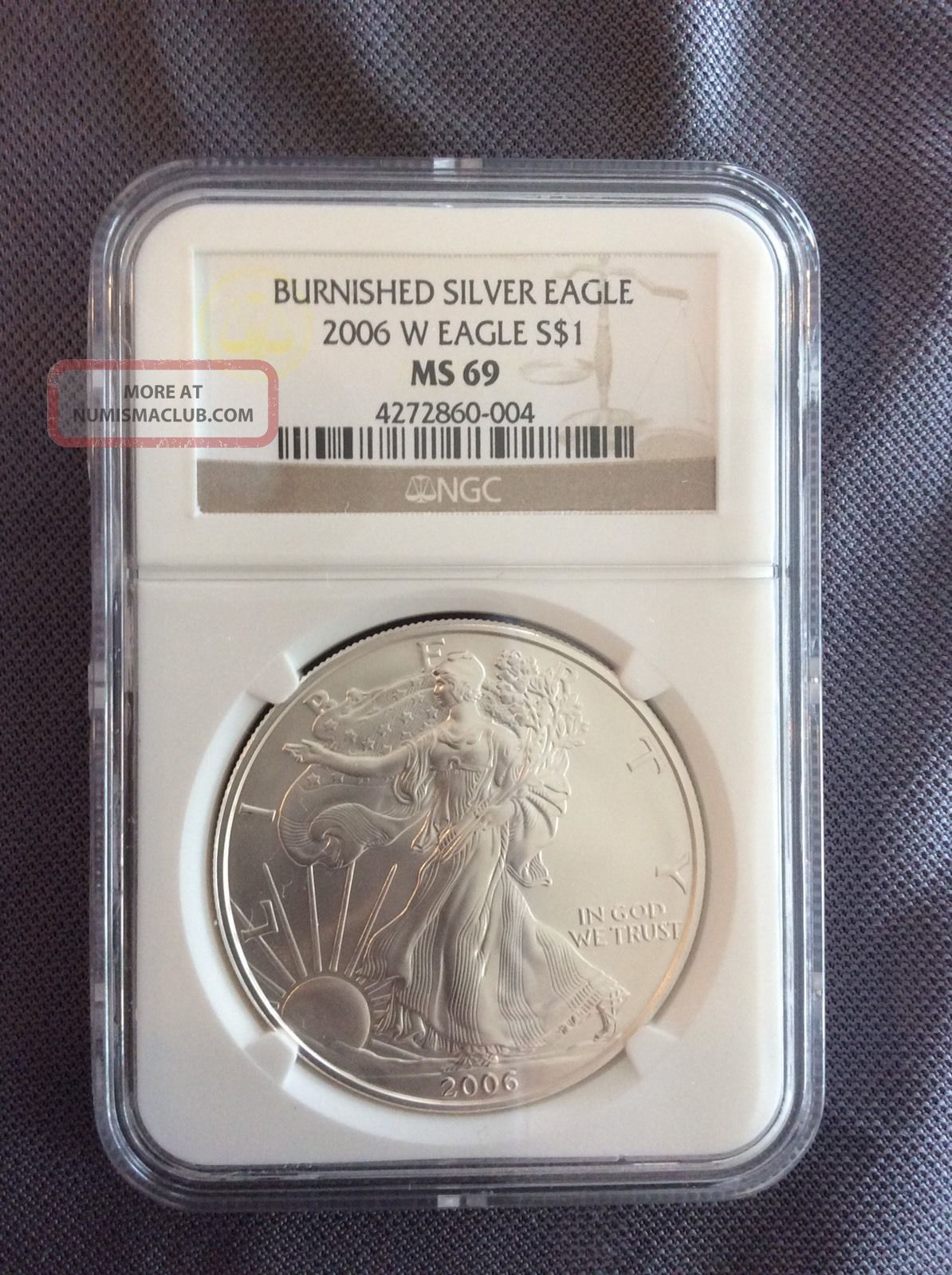 2006 American Silver Eagle NGC MS69