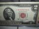 1963 - A $2 Star Red Seal Legal Tender United States Note Shape See Pic Small Size Notes photo 1