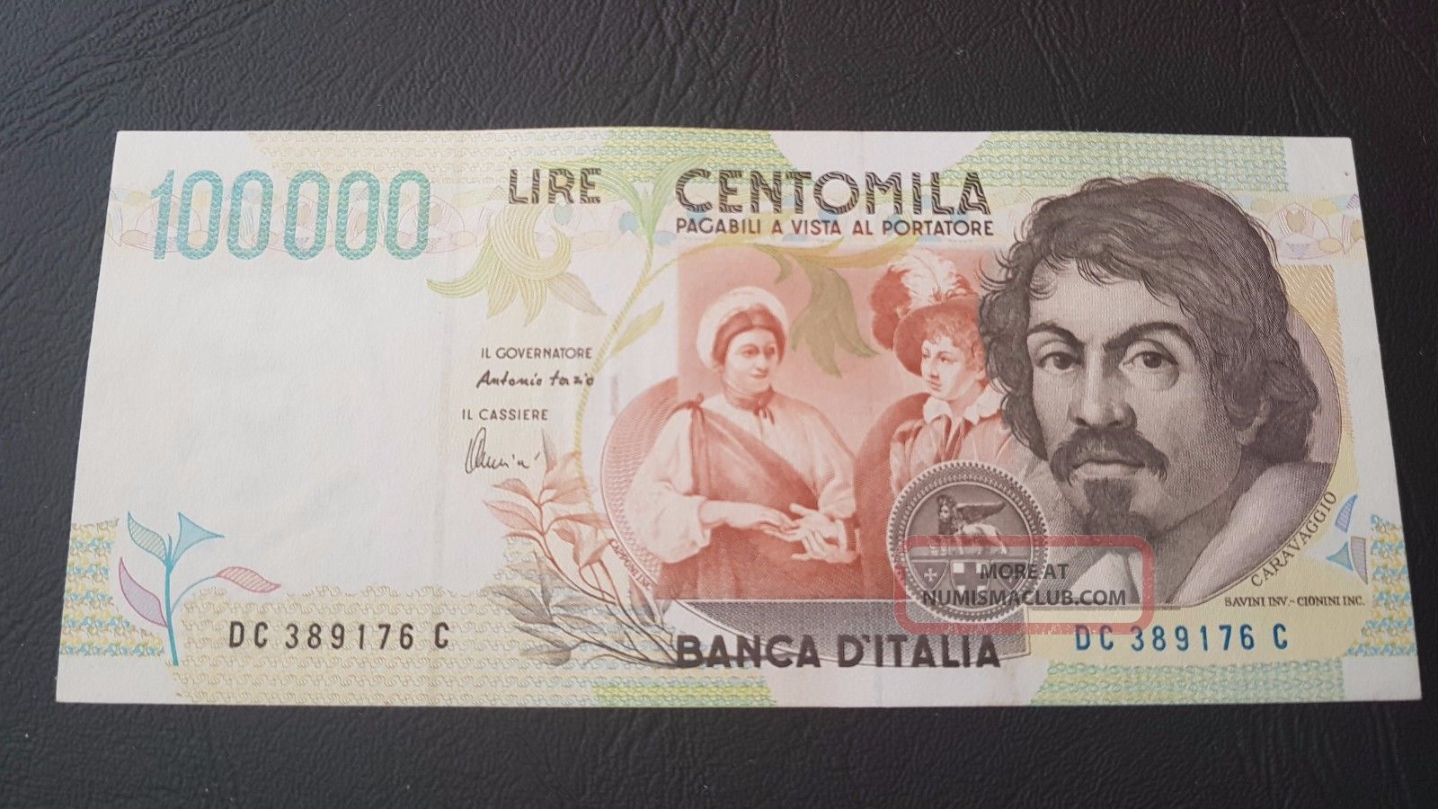 Italy 100 000 Lire 1994 P - 117 In Outstanding Europe photo