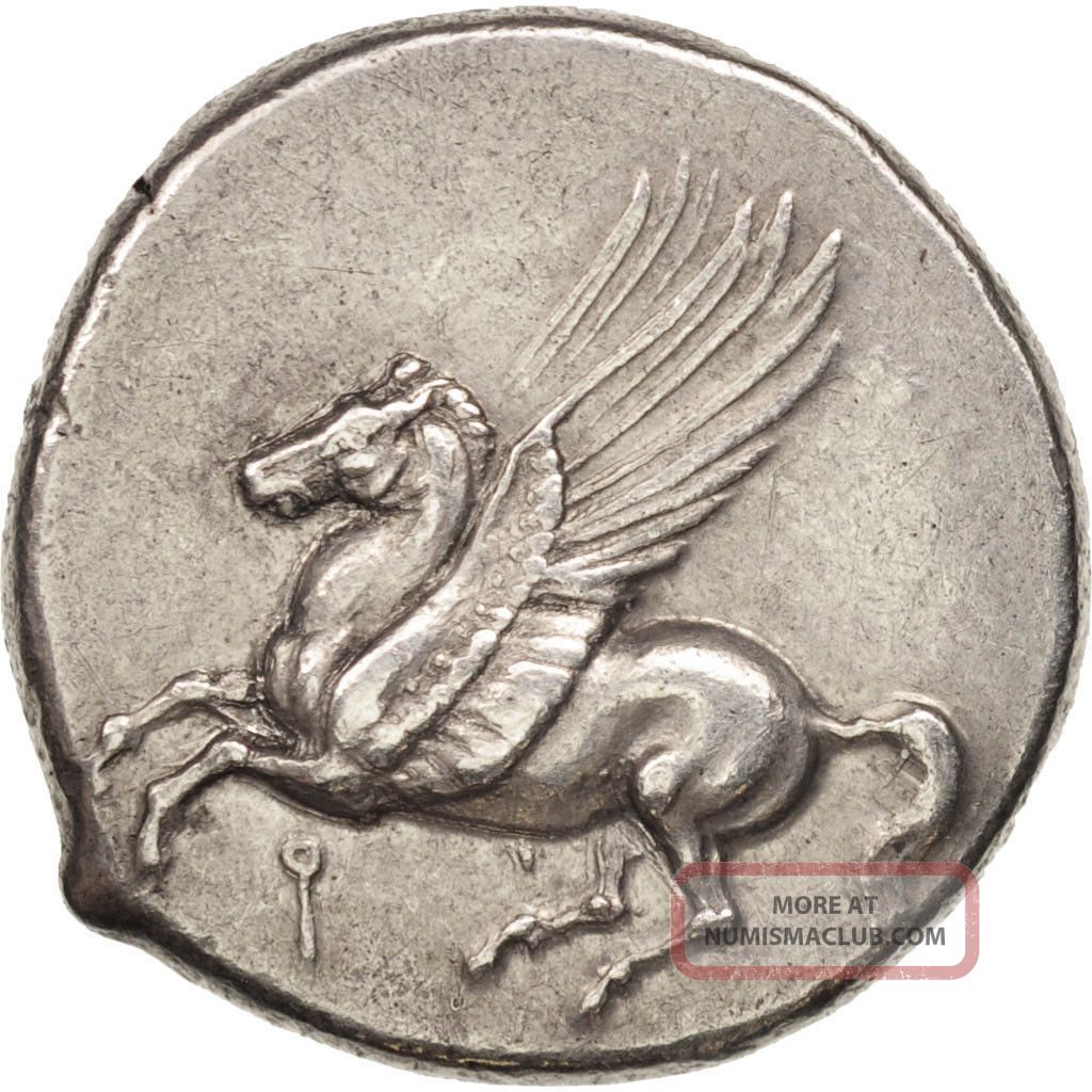 [ 505389] Corinthia,  Corinth,  Stater,  Au (50 - 53),  Silver,  Pegasi:420 Coins: Ancient photo