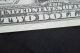 U.  S Error 1976 2 Dollar Note With A Piece Of String In Printing Paper Money: US photo 4