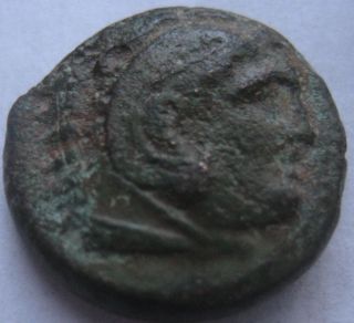 Ionia Erythrai Ἐρυθραί 400 - 300 B.  C Ae 16 Makareos Rare photo