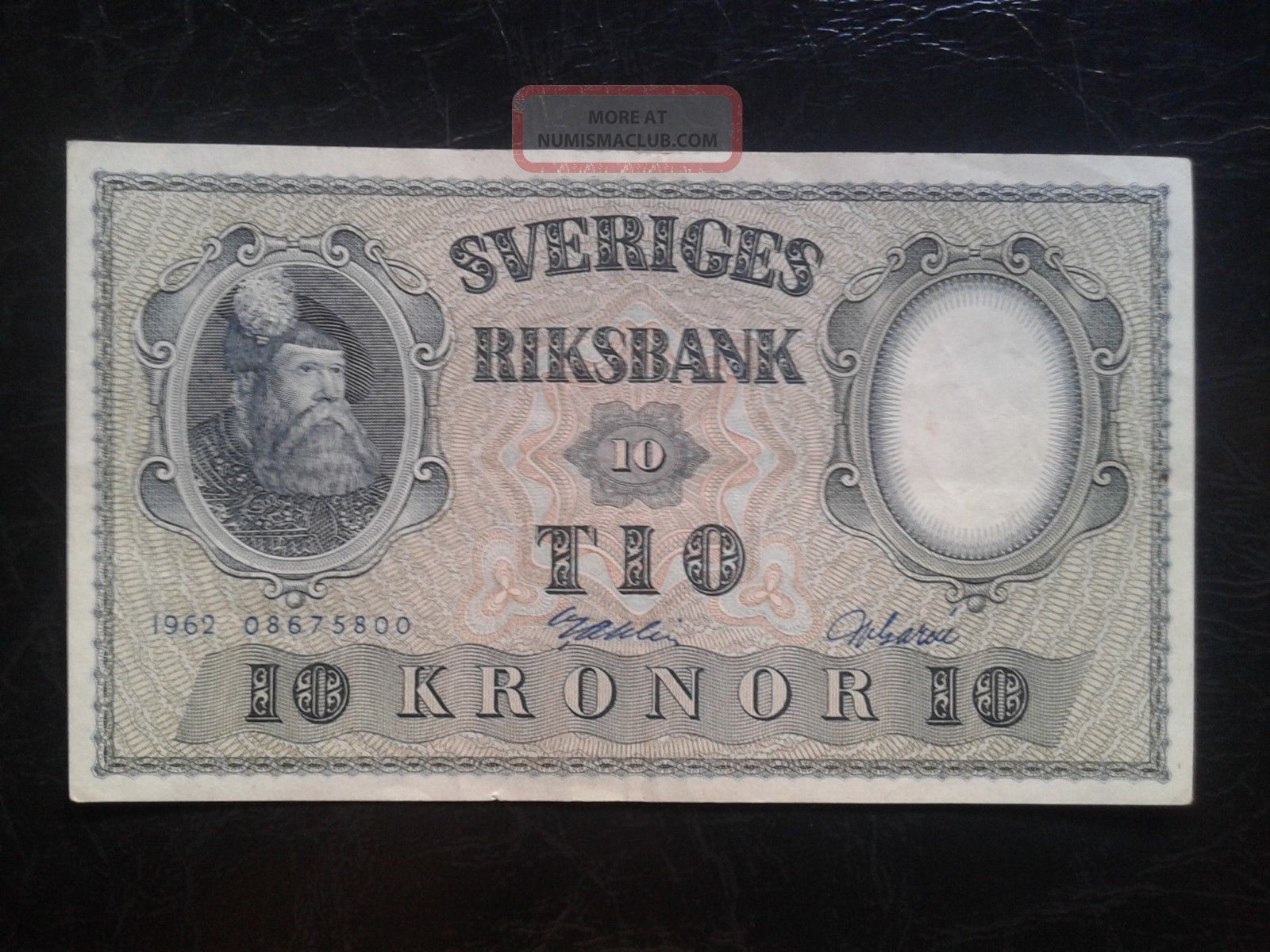 Sweden 10 Kronor 1962,  Vf, Europe photo