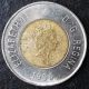 Canada 2 Dollar Coin 1996 Toonie First Year Of Issue Queen Elizabeth Bimetallic Coins: Canada photo 1