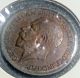 Uk (great Britain) 1917 1/2 Penny Bronze,  Ruler: George V Half Penny photo 1