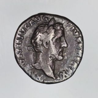 Roman Silver Denarius Antoninus Pius Rome photo