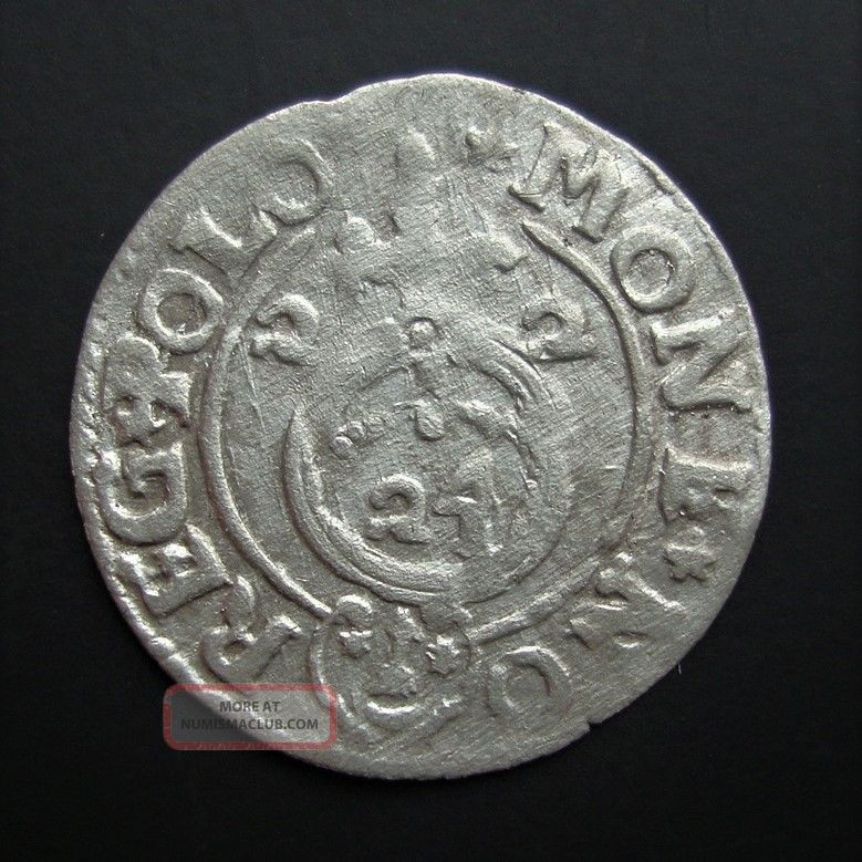 Poland Poltorak 1/24 Thaler 1622 Sigismund Iii Silver Coin S7 Europe photo