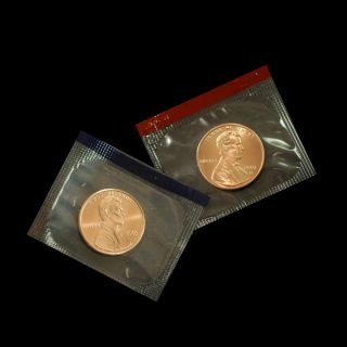 2003 P+d Lincoln Memorial Penny Uncirculated Coin In Cello photo