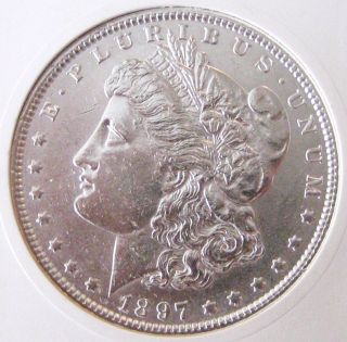 1897 Morgan Silver Dollar - Brilliant Uncirculated - Morgan Dollar photo