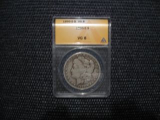 1895 - S Morgan Silver Dollar Vg 8 photo