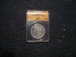 1889 - Cc Morgan Silver Dollar F 15 photo