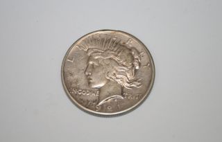 United States Silver Dollar Peace 1921 Coin Rare $1 photo