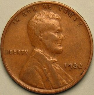 1932 P Lincoln Wheat Penny,  Less Than 10 Million Made,  Ac 725 photo