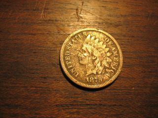 1879 Error Coin Indian Head Penny 1 One Cent Better Coin Liberty photo