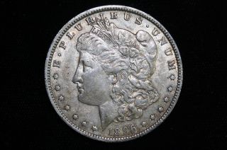 1896 O Morgan Silver Dollar White Coin photo