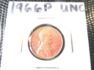 Bu/proof Like 1966p Lincon Penny A Must Have Coin photo