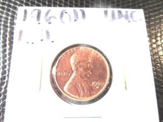 Bu 1960d Large Date Lincoln Penny photo