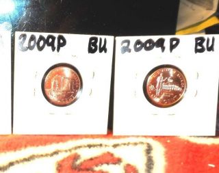 All 4 2009p Bicentenial Lincoln Pennies In Bu Grade photo