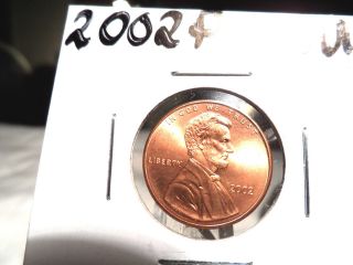 Brilliantly Uncirculated 2002p Lincoln Penny photo