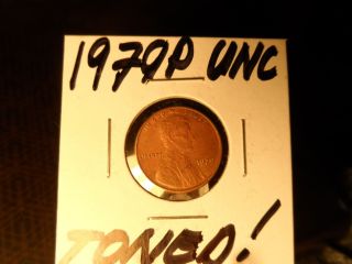 1979p Unc.  And Toned Lincoln Penny photo