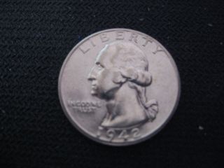 1942 P Washington Quarter Gem Bu Coin photo