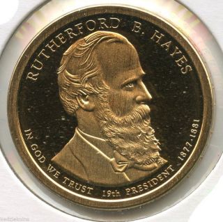 Rutherford B Hayes 2011 - S Presidential Dollar Proof Coin - San Francisco - Kp601 photo