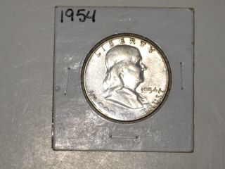 1954 Franklin Silver Half - Dollar - photo
