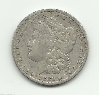 1880 - S Morgan 90% Silver Dollar Vintage Ag Coin 0.  7734 Asw Get 2% Ebay Cash Back photo