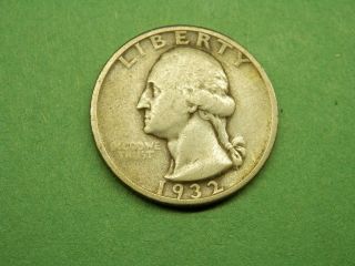 1932 S Washington Quarter Fine Key - Coin photo