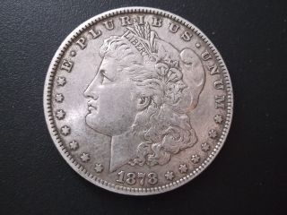 1878 Morgan Dollar Vf+ Silver photo