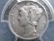 1942/1 D Mercury Silver Dime Pcgs Xf45 Silver Coin See Photos B144dnd Dimes photo 3