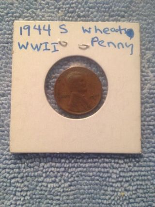 1944 S Lincoln Wheat Cent Wwii Fast photo