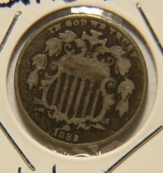 1882 Shield Nickel Five - Cent Piece photo
