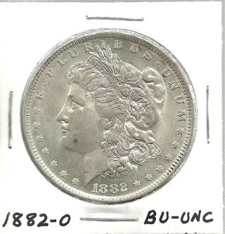 1882 - O___morgan Silver Dollar___bu/unc__ 2145la4 photo