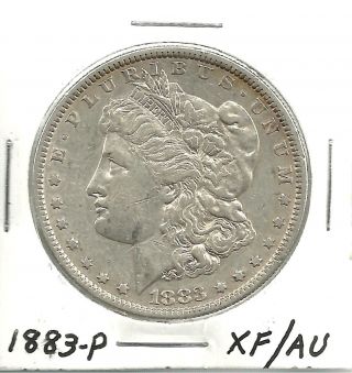 1883 - P___morgan Silver Dollar___xf/au__ 958kj5 photo