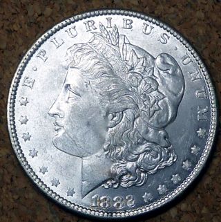 1882 Better Grade Morgan Silver Dollar photo