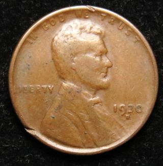 1930 D Lincoln Wheat Cent Penny Fine (b05) photo