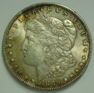 1886 P Morgan Silver Dollar 90% Us Silver photo