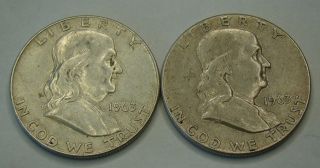 1963 P & D Franklin Half Dollar (item 1138) photo