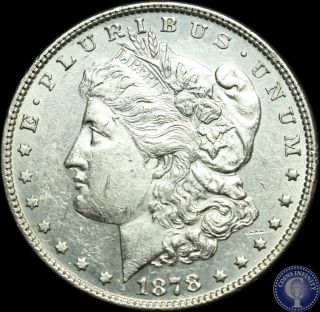 1878 P Silver Morgan Dollar Uncirculated 13 photo