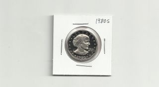 1980 S Susan B.  Anthony Dollar Gem Proof Coin photo