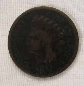 1874 Bronze Indian Head Cent About photo