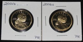 2001s And 2006s Proofs Sacagawea Dollars photo