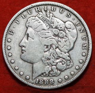 1888 Silver Morgan Dollar photo