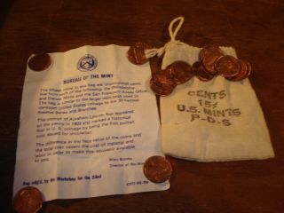 Cents 15 U S P - D - S Bag.  Rare Made For Workshop For Blind Mary Brooks photo