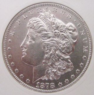1878 - S Morgan Silver Dollar - Brilliant Uncirculated photo