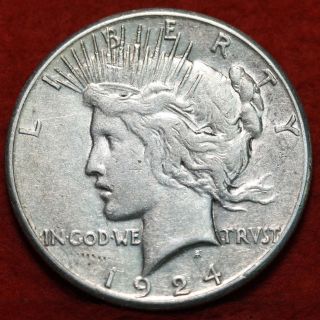 1924 - S Silver Peace Dollar photo