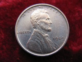 1909 - P - Vdb Lincoln Wheat Cent,  Beauty May Have Been Cleaned. photo